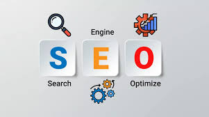 "SEO search engine optimization concept representing digital marketing services for better online visibility"
